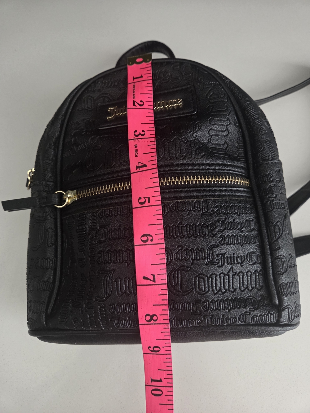 Juicy Couture Black Embossed Mini Backpack - Picture 10 of 11